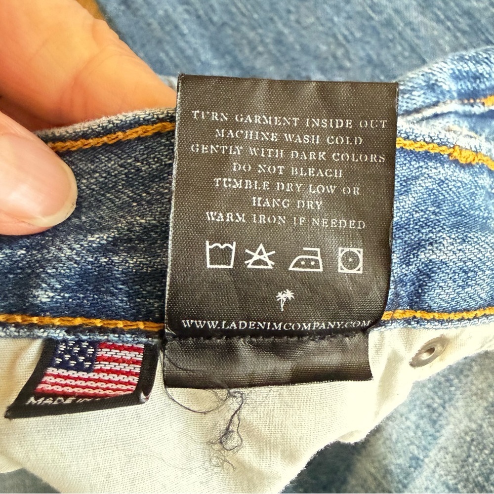 Los Angeles Denim Co. Joey Boyfriend Jeans 27 • Made in USA • - Picture 5 of 11
